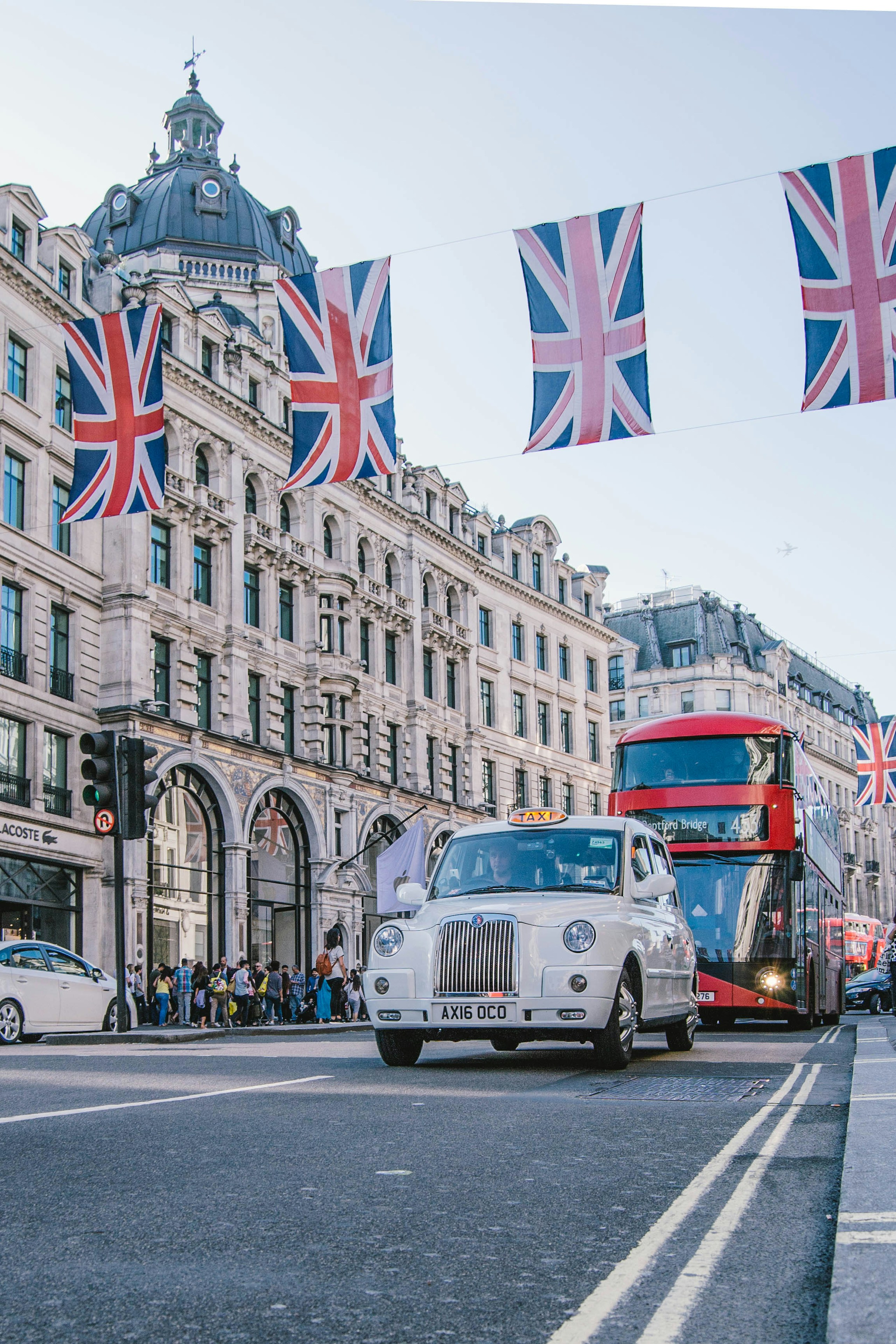 Regent Street London at twilight